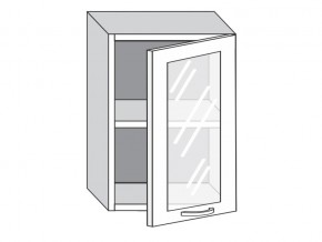 1.50.3 Шкаф настенный (h=720) на 500мм с 1-ой стекл. дверцей в Карталах - kartaly.magazin-mebel74.ru | фото