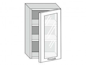 19.50.3 Шкаф настенный (h=913) на 500мм с 1-ой стекл. дверцей в Карталах - kartaly.magazin-mebel74.ru | фото