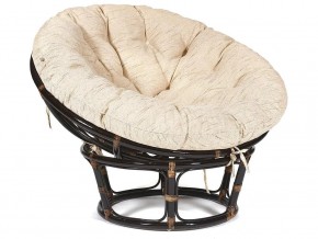 Кресло Papasan 23/01 W с подушкой Antique brown, ткань Старт в Карталах - kartaly.magazin-mebel74.ru | фото