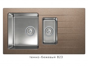 Мойка комбинированная Tolero twist TTS-890 Темно-бежевый 823 в Карталах - kartaly.magazin-mebel74.ru | фото