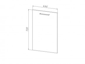 П 45 Комплект для посудомоечной машины 450 мм (цоколь + фасад) ЛДСП в Карталах - kartaly.magazin-mebel74.ru | фото