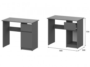 Стол письменный 900 Денвер Графит серый в Карталах - kartaly.magazin-mebel74.ru | фото